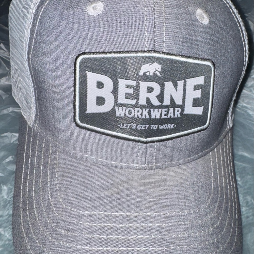 Berne Workwear Gray Mesh Cap